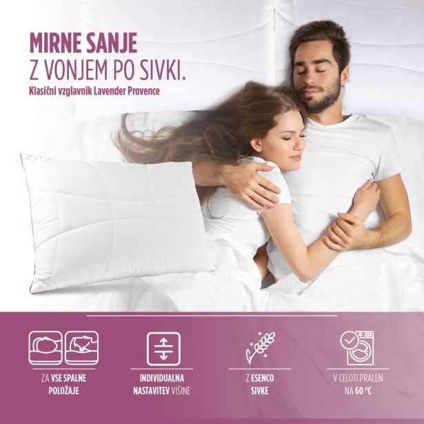 VZGLAVNIK VITAPUR LAVENDER PROVENCE 50X70