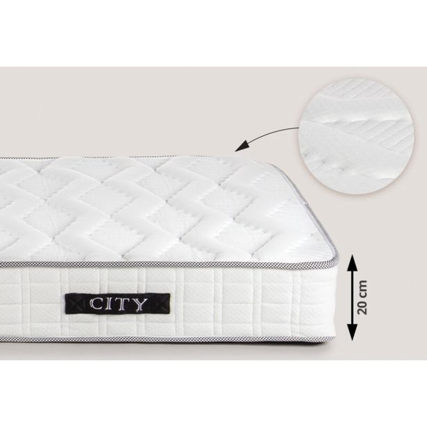 LEŽIŠČE HITEX VZMETENO CITY 20 120X200