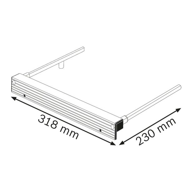 ROBUSTNO VZPOREDNO VODILO ZA POTOPNO ŽAGO GKT 55 GCE PROFESSIONAL.
