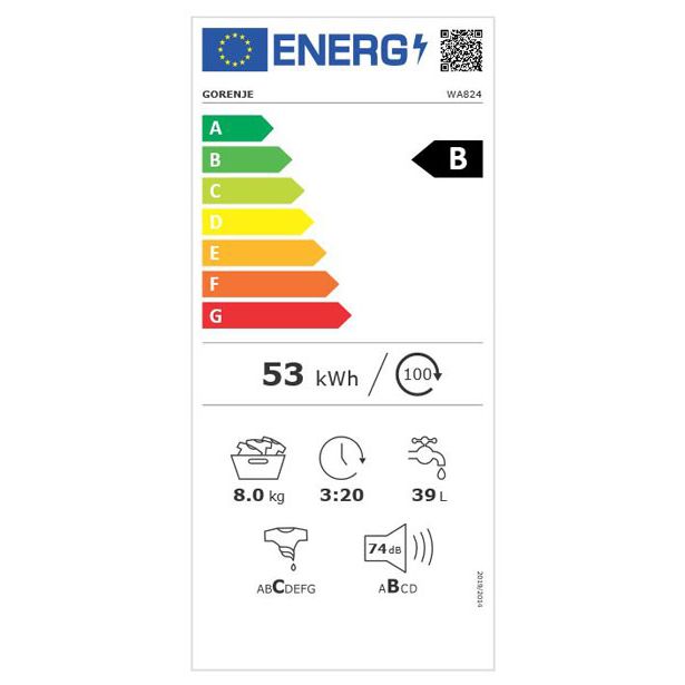 PRALNI STROJ GORENJE WA824