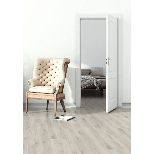 VINIL PLOŠČA, LVT LIVING+ WASHED WOOD BELI 8001 1219X184X2 MM