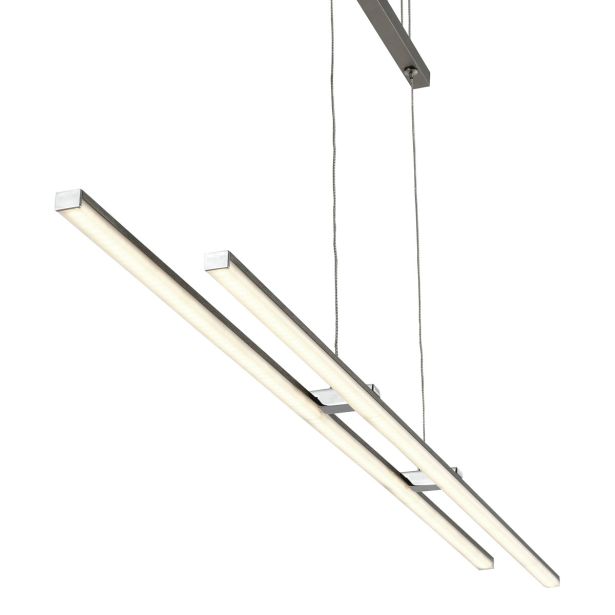 VISEČA SVETILKA-LESTENEC ESTO WAVE LINE 2X10W SMD LED