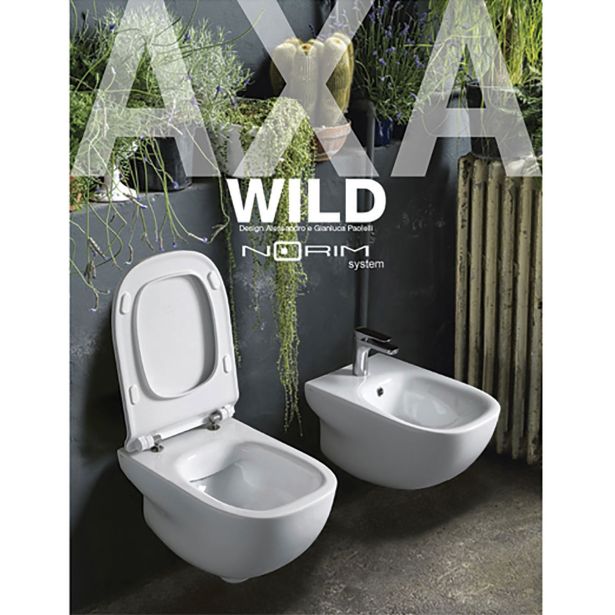 WC ŠKOLJKA, VISEČA AXA ONE WILD VISEČA BREZ ROBA 52X34X35