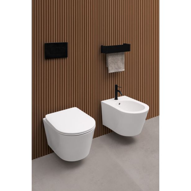 WC ŠKOLJKA, VISEČA AXA ONE TRENTANOVE WHITE GLOSSY