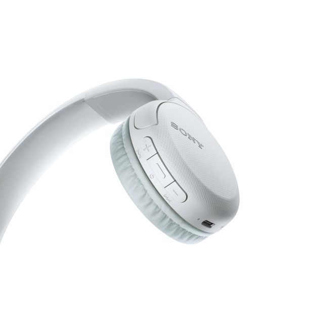 SLUŠALKE SONY WH-CH510 BELE BLUETOOTH