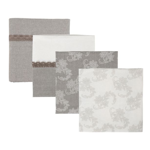 PRT AMO LA CASA WHITE PEONY 140X240 CM MACRAME, SORTIRANO