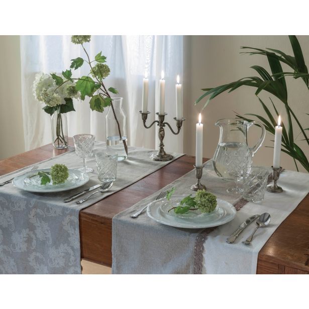 NAMIZNI TEKAČ AMO LA CASA WHITE PEONY 45X140 CM MACRAME, SORTIRANO