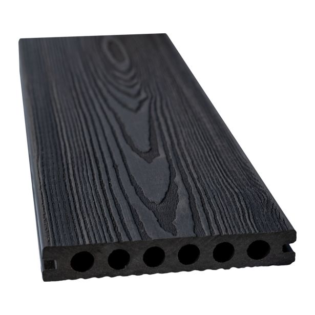 WPC DESKA ZA TERASO BAMBUSWPC ANTRACIT 3D 4000X140X23 MM