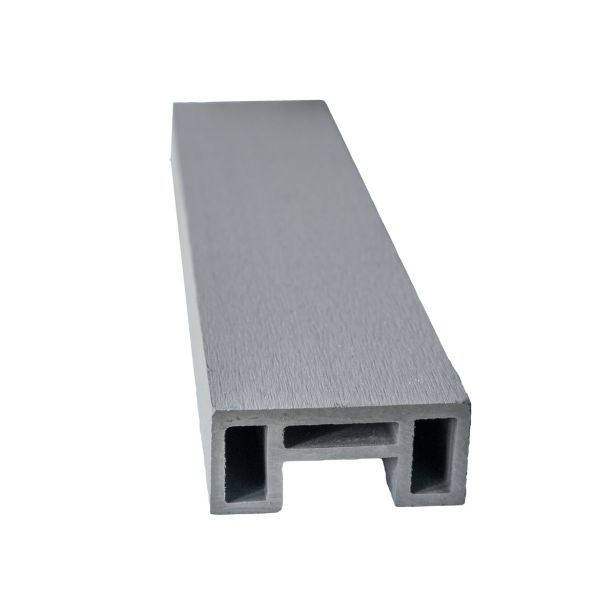 WPC SISTEM OGRAJA BAMBUSWPC U-PROFIL SVETLO SIVA 4000X90X40 MM