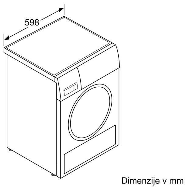 SUŠILNI STROJ BOSCH WTH85204BY TOPLOTNA ČRPALKA