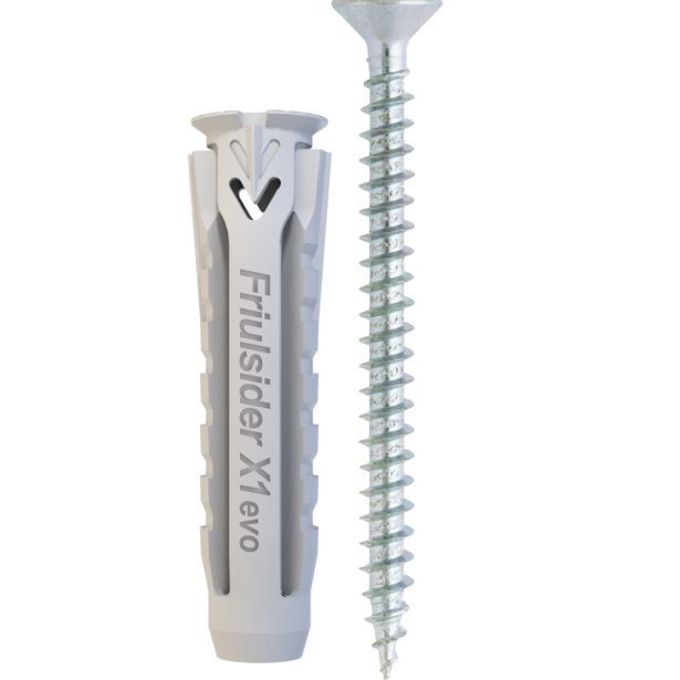 ZIDNI VLOŽEK Z VIJAKOM X1 5X25 + UNIV. VIJAK ZAV=100KOS