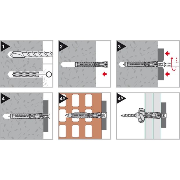 ZIDNI VLOŽEK Z VIJAKOM X1 8X60 + UNIV. VIJAK ZAV=50KOS