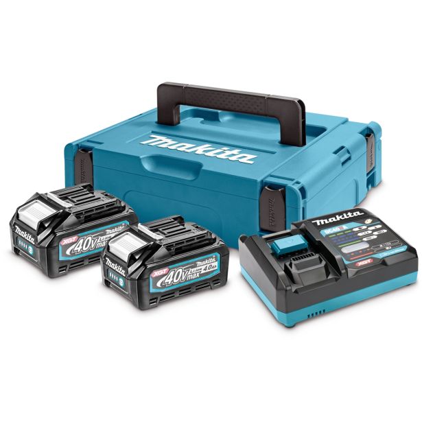 BATERIJE IN POLNILNIKI MAKITA 191J97-1 XGT POWER SET 2X40V 4AH ,DC40RA,MAKPAC1