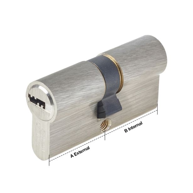 CILINDRIČNI VLOŽEK YALE SERIJA 1000 PLUS FP2, CILINDER 40X40 MM, S 5 KLJUČI IN LASTNIŠKO KARTICO, V SKLADU Z EN 1303:2005.