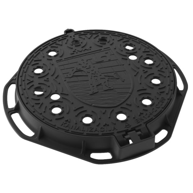 KANALSKI POKROV LIVAR POK.+OKV. FI600 C250 603 NEVENTILIRAN