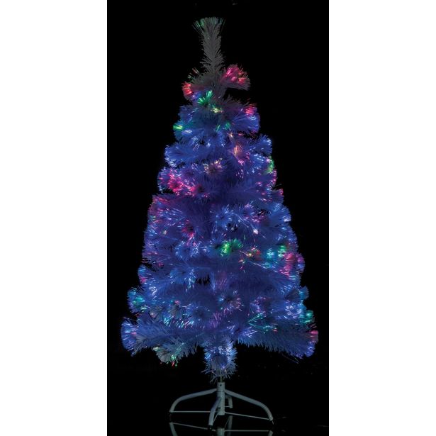 NOVOLETNA JELKA MQ Z OPTIČNIMI VLAKNI 90 CM ZELENA