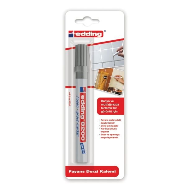 MARKER ZA POPRAVLJANJE FUG PRI KERAMIČNIH PLOŠČICAH, SIV