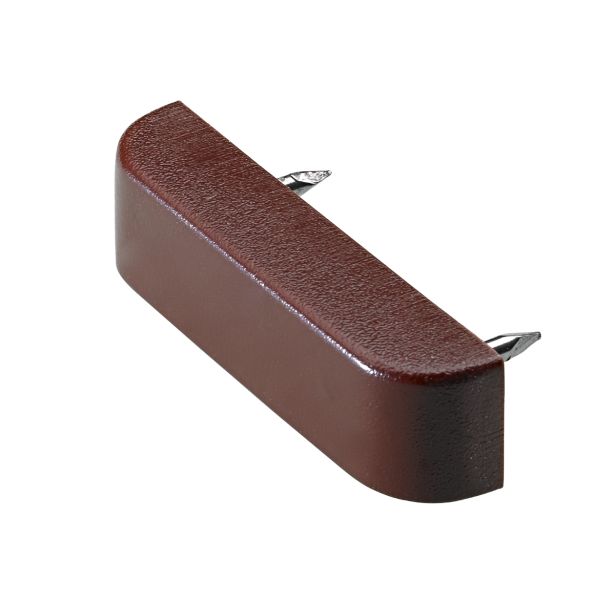 NOSILEC POLICE Z ŽEBLJIČKI HETTICH DIY PVC 40X10X15 MM, RJAV, V ZAVOJU JE 12 KOS