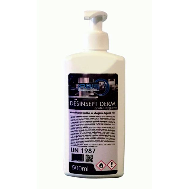 RAZKUŽILO ZA ROKE DEZINSEPT DERM 500 ML PUMPICA NA POTISK