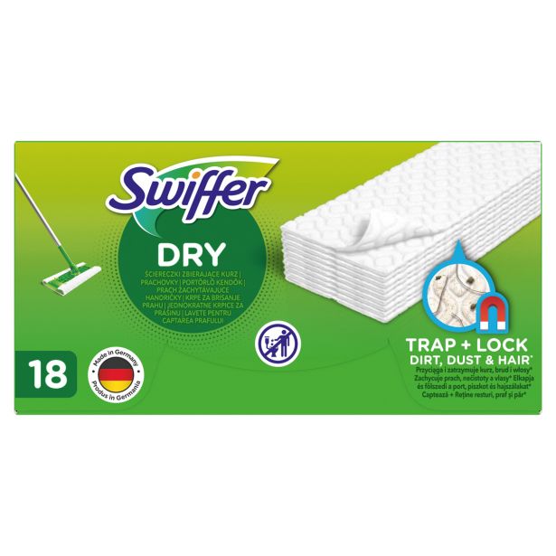 SWIFFER KRPE ZA SUHO BRISANJE TAL 18 KOS
