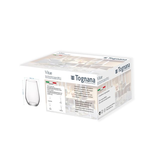 KOZAREC ZA VODO/SOK TOGNANA 380 ML VITAE 6/1