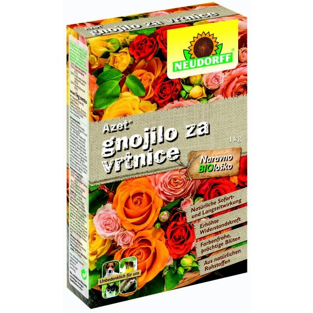 GNOJILO NEUDORFF ORGANSKO, ZA VRTNICE AZET 1 KG