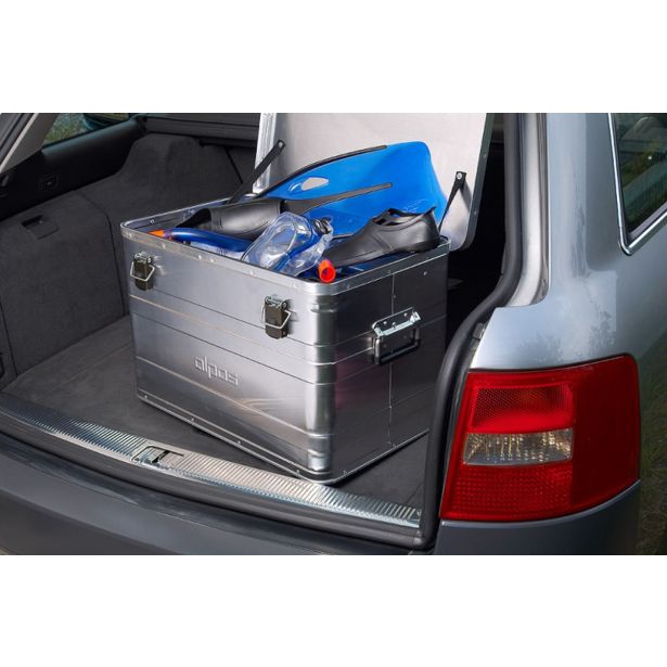 ZABOJ ALPOS 580X380X275 MM 47L ALUMINIJASTI