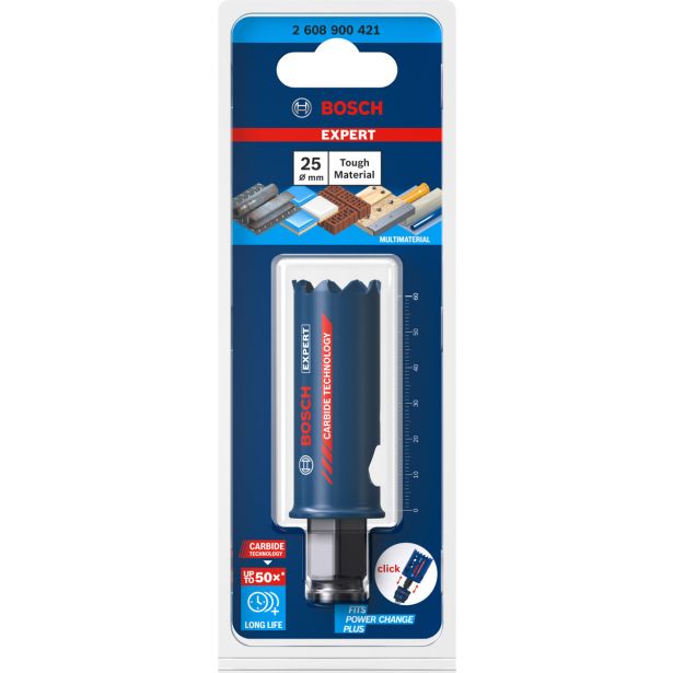 ŽAGA ZA IZREZOVANJE LUKENJ EXPERT TOUGH MATERIAL, 25 X 60 MM