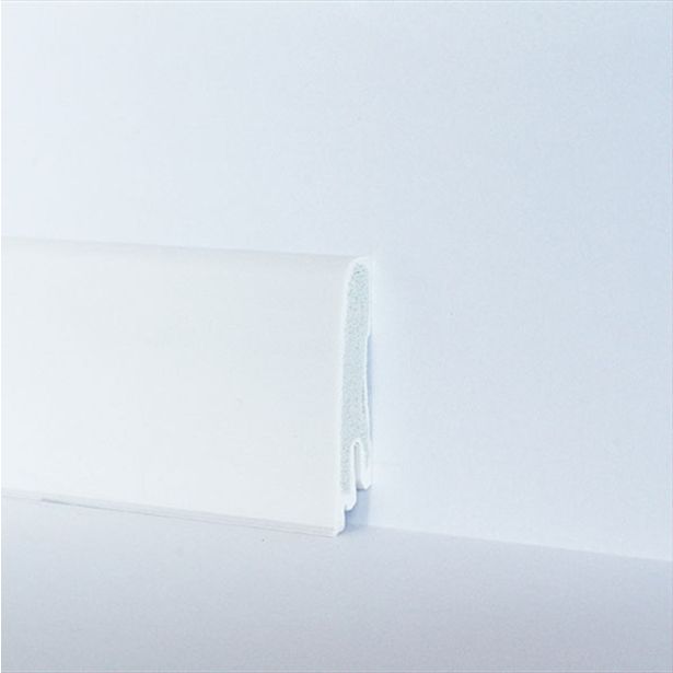 ZAKLJUČNA TALNA LETEV FLOOREXPERTS 0001 BELA PRINT PVC NATIČNA 59 MM