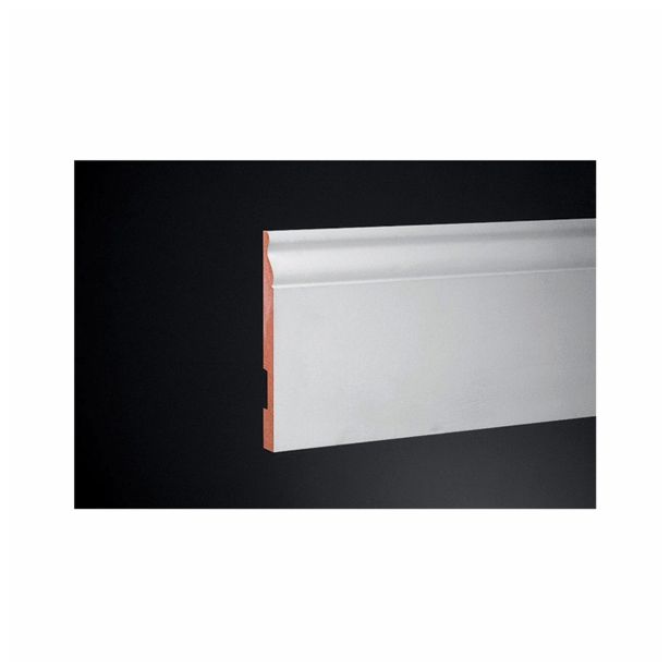 ZAKLJUČNA TALNA LETEV FN BELA 13X82X2400 MM MDF