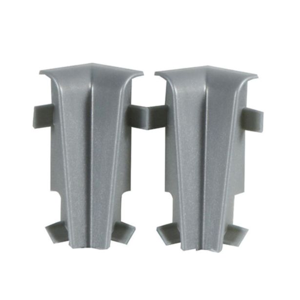 ZAKLJUČNA TALNA LETEV FN NOTRANJI KOT SREBRN 17X59 2 KOS