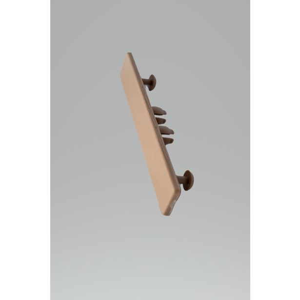 DODATNI MATERIAL BAMBUSWPC ZAKLJUČNI ČEP 3D RJAVA ZA WPC DEB. 23 MM