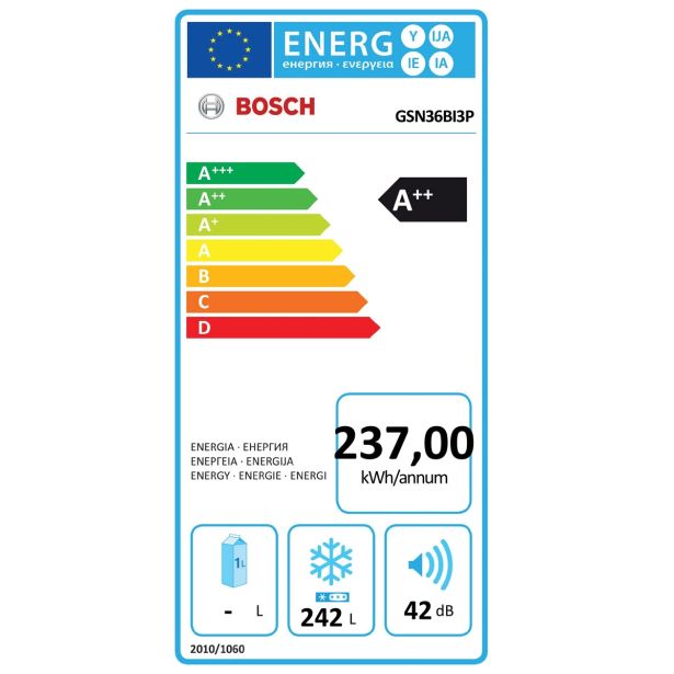 ZAMRZOVALNA OMARA BOSCH GSN 36BI3P