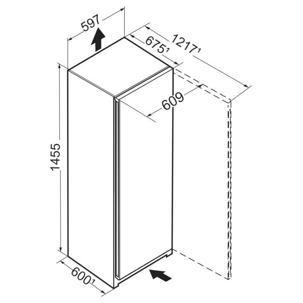 ZAMRZOVALNA OMARA LIEBHERR GN 46VD25