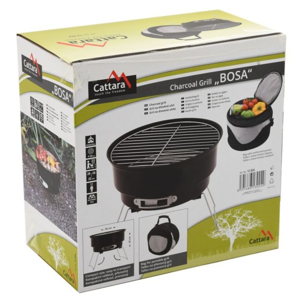 ŽAR NA OGLJE CATTARA BOSA, PRENOSNI, S TORBO