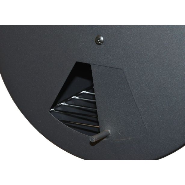 ŽAR NA OGLJE CATTARA SMOKIE 100X55X113 CM S PREKAJEVALNICO