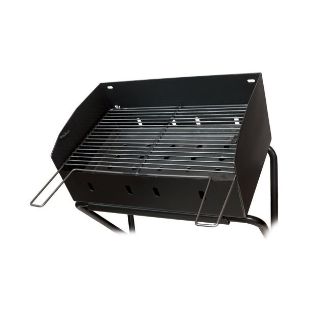 ŽAR NA OGLJE ELPLIN ČRNI 30X47 CM Z NOGAMI