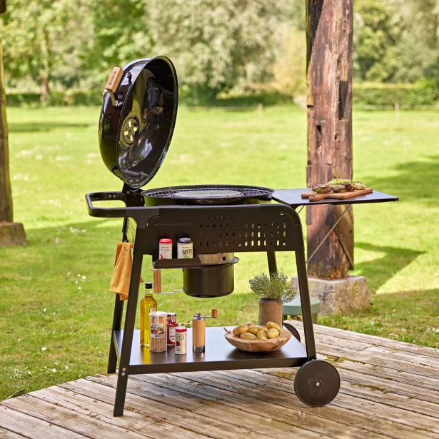 ŽAR NA OGLJE NATERIAL PHOENIX GAMMA Z MIZICAMI IN VOZIČKOM