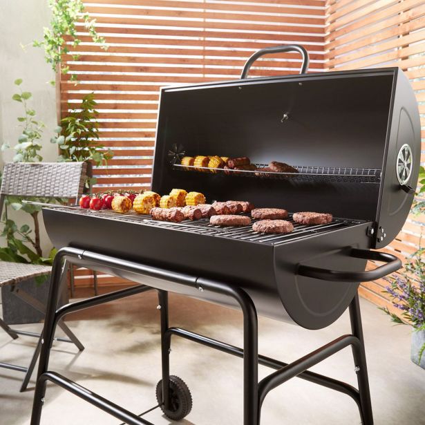 ŽAR NA OGLJE VONHAUS CHARCOAL BARREL BBQ OBLIKA SODČKA