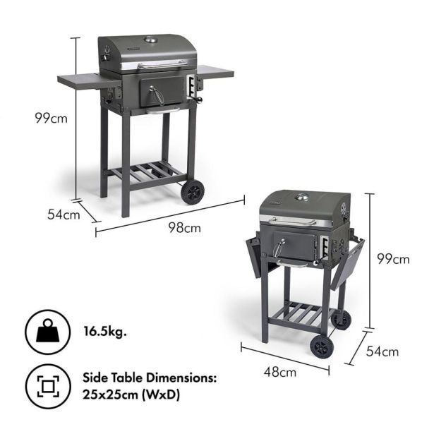 ŽAR NA OGLJE VONHAUS PRENOSNI ŽAR 2500869