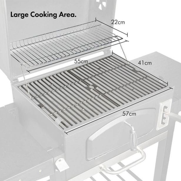 ŽAR NA OGLJE VONHAUS VRTNI AMERIŠKI