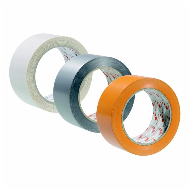 ZAŠČITNI LEPILNI TRAK PVC UV OBSTOJEN SIV 0.15MM 50MMX33M