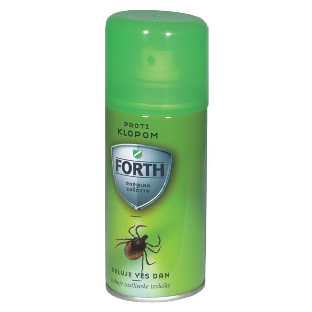 ZAŠČITA PRED INSEKTI FORTH SPRAY PROTI KLOPOM 150 ML