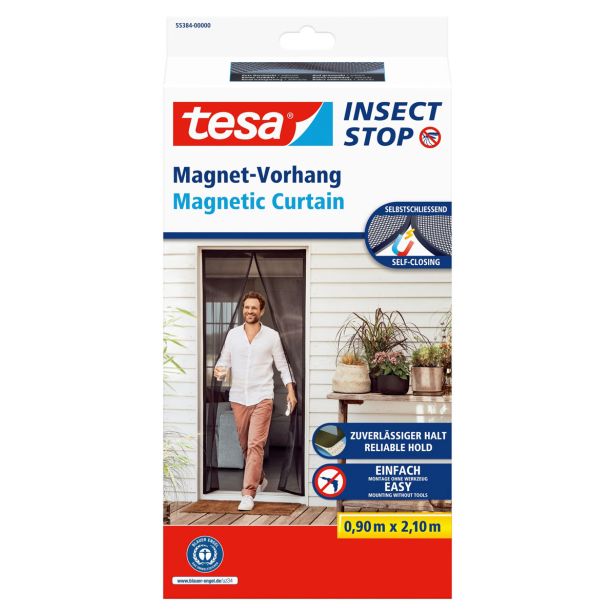 ZAŠČITA PRED INSEKTI TESA MAGNETNA ZAVESA ZA VRATA 0.9 X 2.10 M ANTRACIT