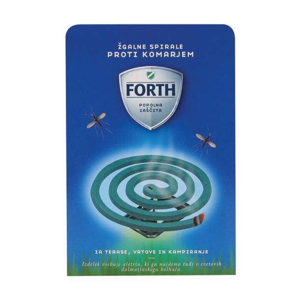 ZAŠČITA PRED INSEKTI FORTH ŽGALNE SPIRALE PROTI KOMARJEM 10/1