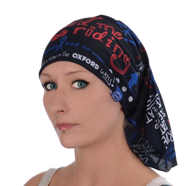 ZAŠČITA OXFORD ZAŠČITA ZA GLAVO IN VRAT 3/1 MODRA/ČRNA/SIVA