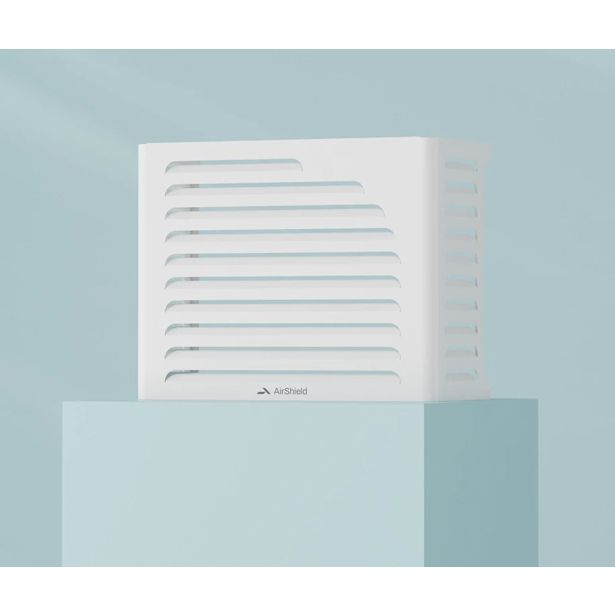 ZAŠČITA ZA KLIMO AIRSHIELD CURVE  / S / WHITE / MATT /