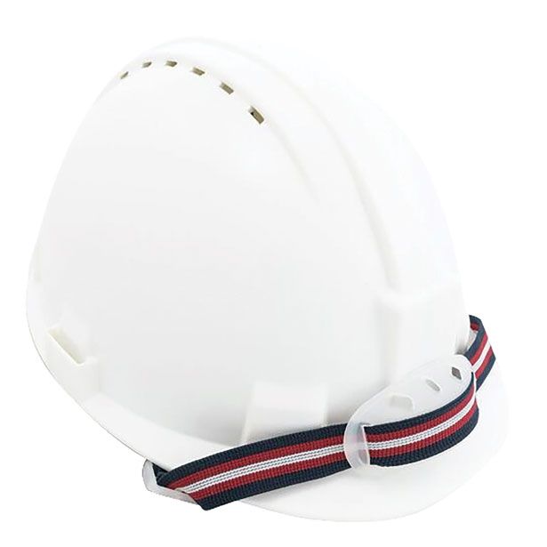 ZAŠČITNA ČELADA BELA GRADBENA TIP 200 Z REGULACIJO ZADAJ