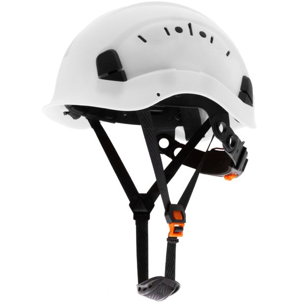 ZAŠČITNA ČELADA NERI ZA DELO NA VIŠINI BELA LEVEL