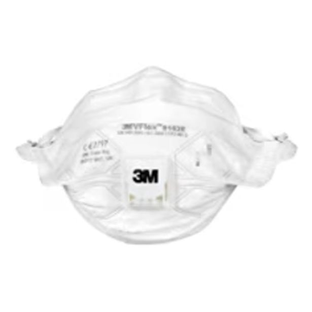 ZAŠČITNA RESPIRATOR MASKA 3M ZA DELCE VFLEX 9162E FFP2 Z VENTILOM, PAK=10 KOS
